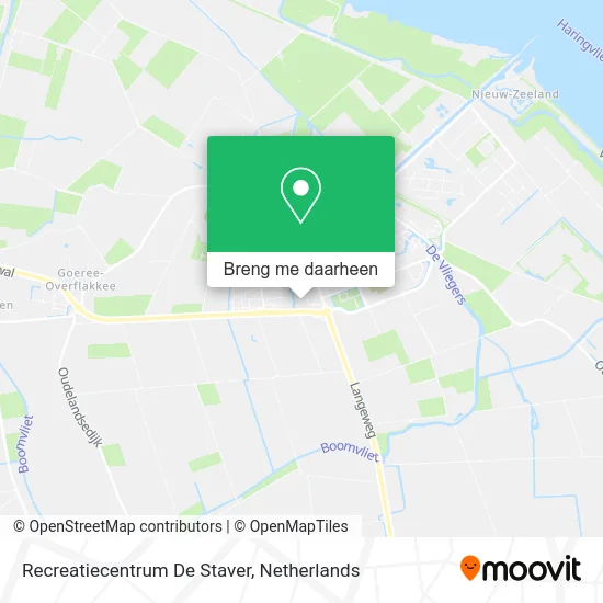 Recreatiecentrum De Staver kaart