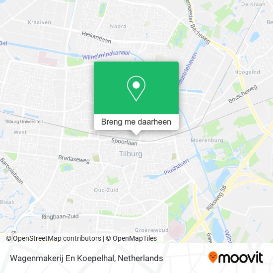 Wagenmakerij En Koepelhal kaart