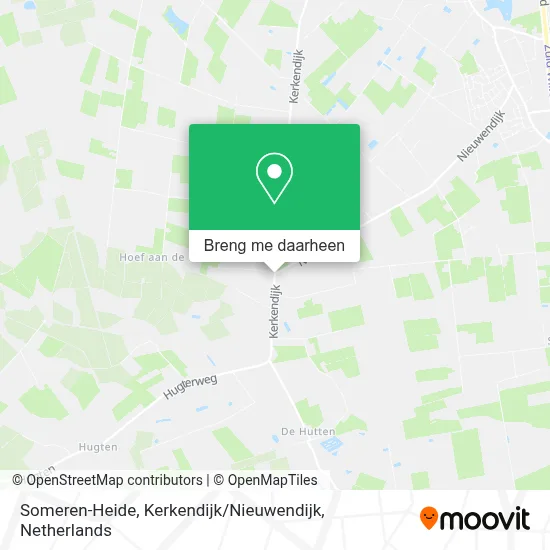 Someren-Heide, Kerkendijk / Nieuwendijk kaart