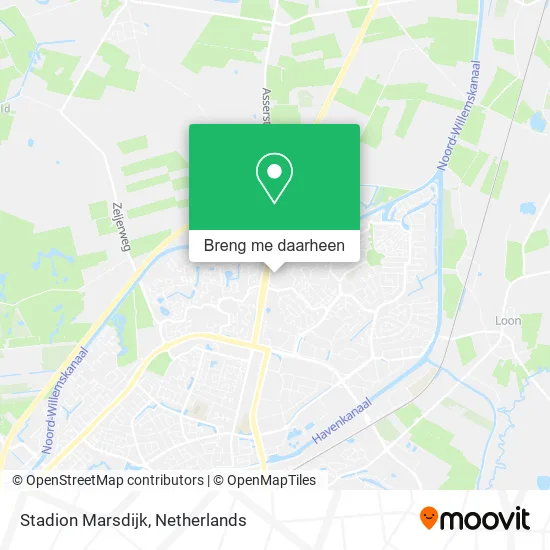 Stadion Marsdijk kaart