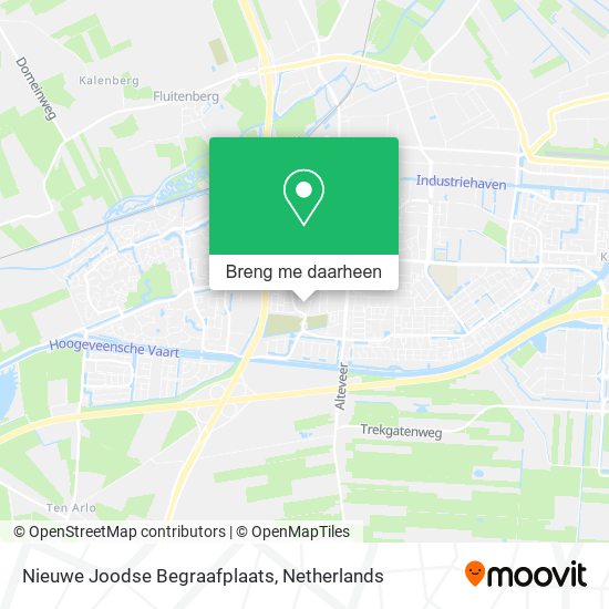 Nieuwe Joodse Begraafplaats kaart