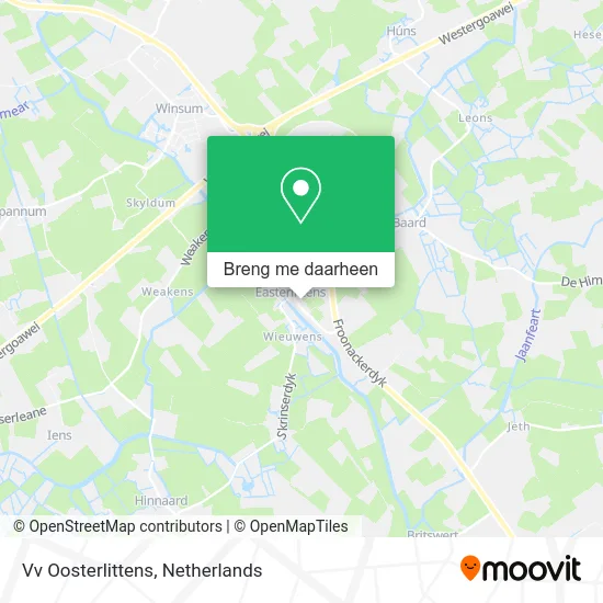 Vv Oosterlittens kaart