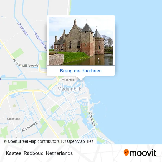 Kasteel Radboud kaart