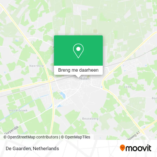 De Gaarden kaart