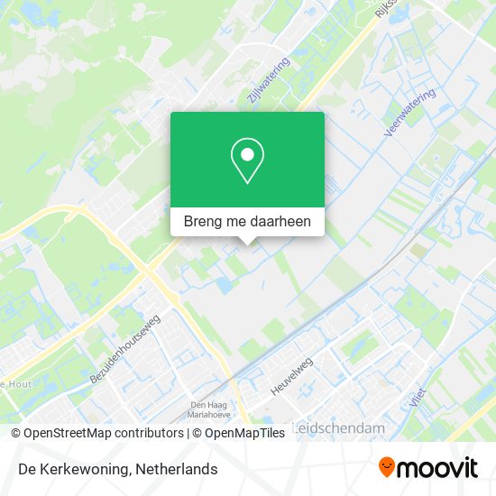 De Kerkewoning kaart