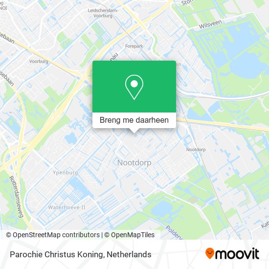 Parochie Christus Koning kaart