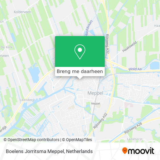 Boelens Jorritsma Meppel kaart