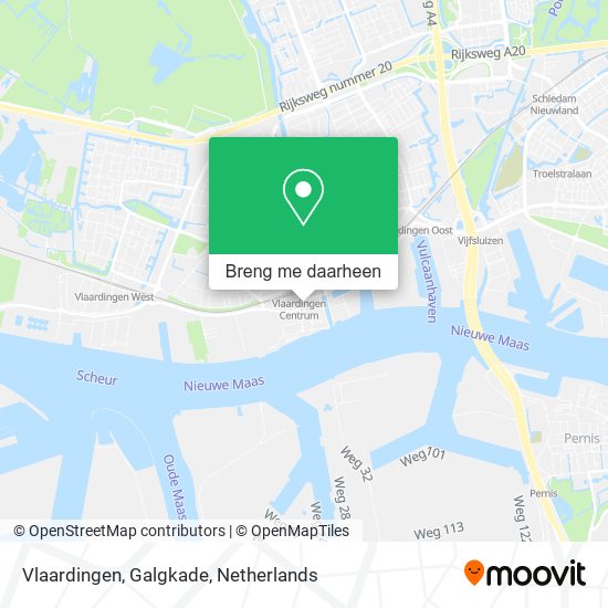 Vlaardingen, Galgkade kaart