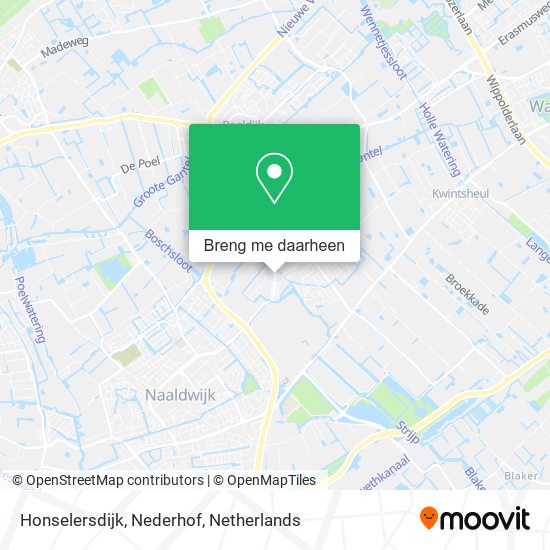 Honselersdijk, Nederhof kaart