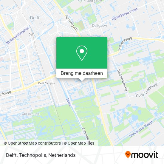 Delft, Technopolis kaart