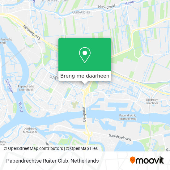 Papendrechtse Ruiter Club kaart