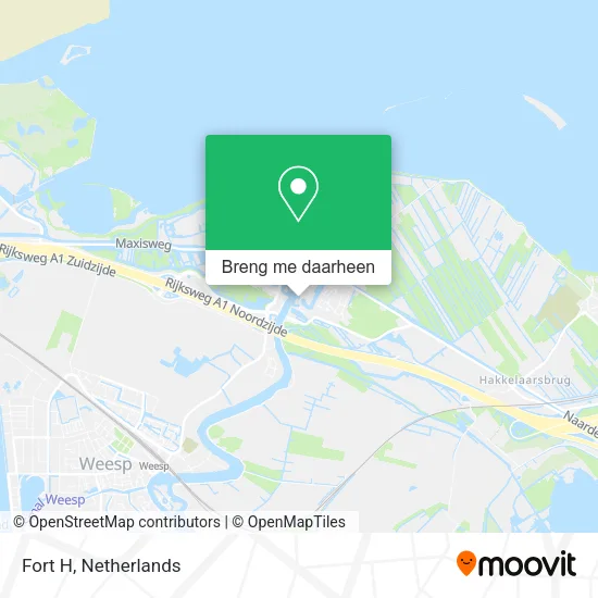 Fort H kaart
