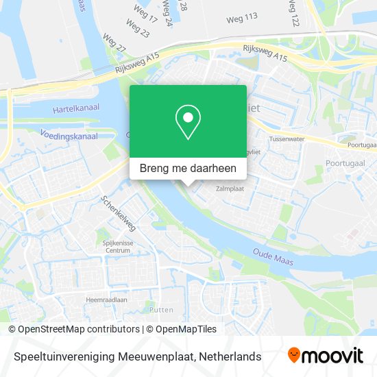 Speeltuinvereniging Meeuwenplaat kaart