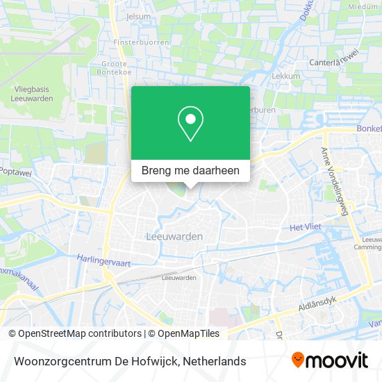 Woonzorgcentrum De Hofwijck kaart