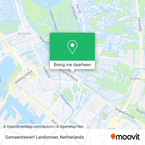 Gemeentewerf Landsmeer kaart