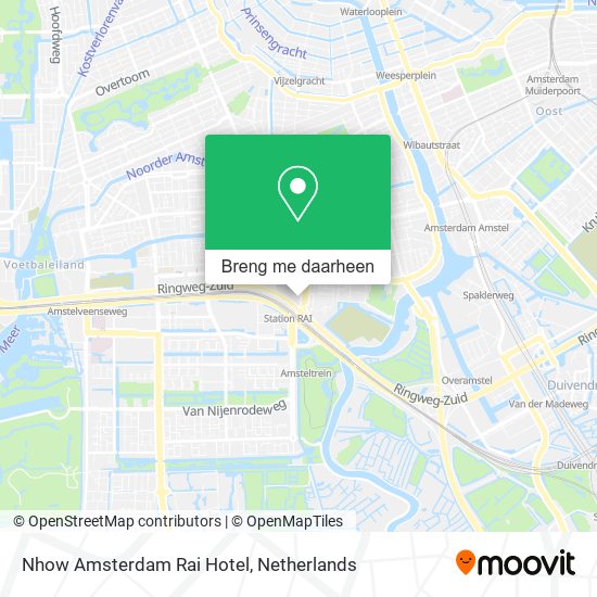 Nhow Amsterdam Rai Hotel kaart