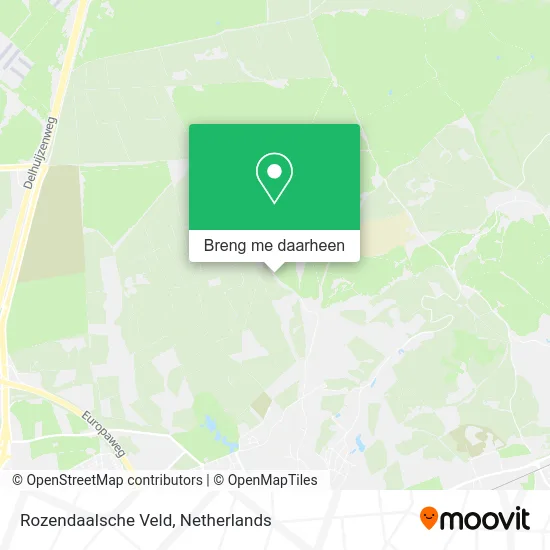 Rozendaalsche Veld kaart
