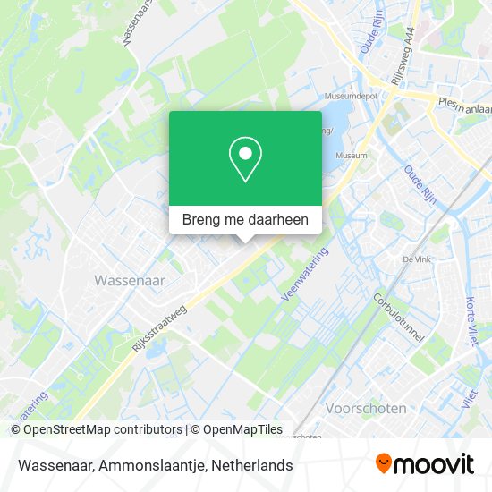 Wassenaar, Ammonslaantje kaart