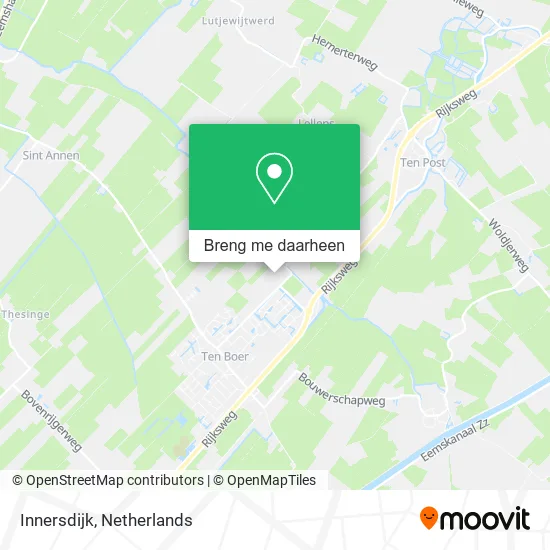 Innersdijk kaart