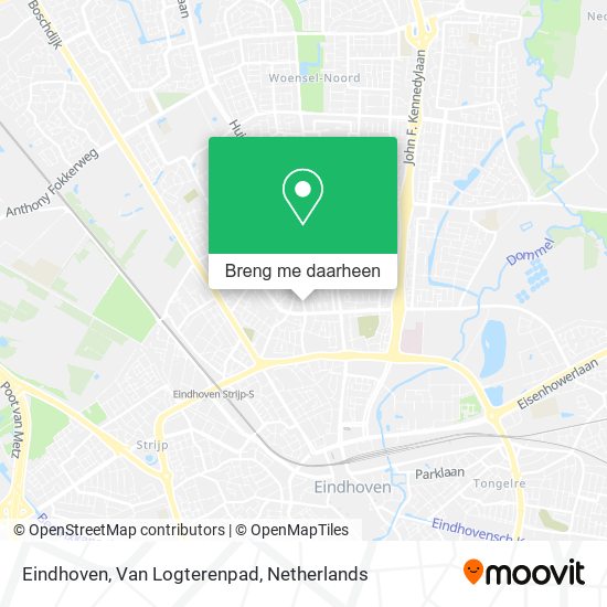 Eindhoven, Van Logterenpad kaart