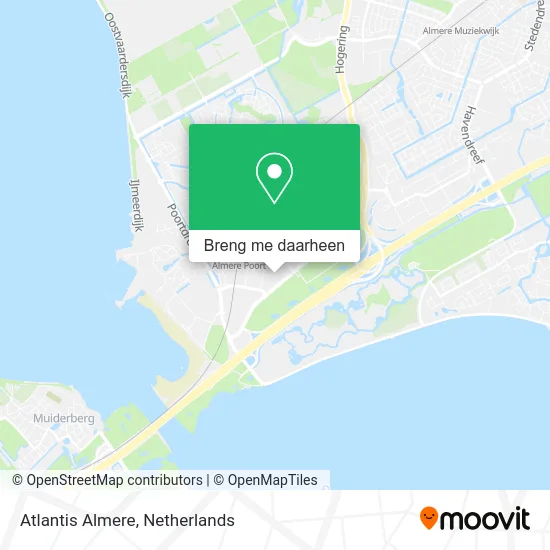 Atlantis Almere kaart