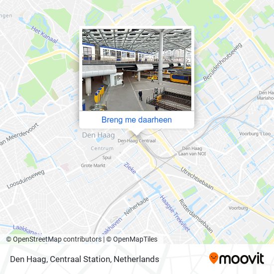 Den Haag, Centraal Station kaart