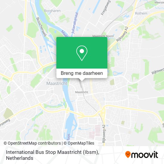 International Bus Stop Maastricht (Ibsm) kaart