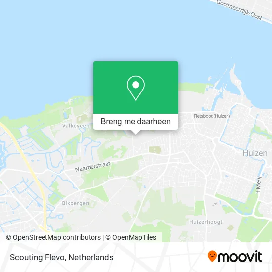 Scouting Flevo kaart