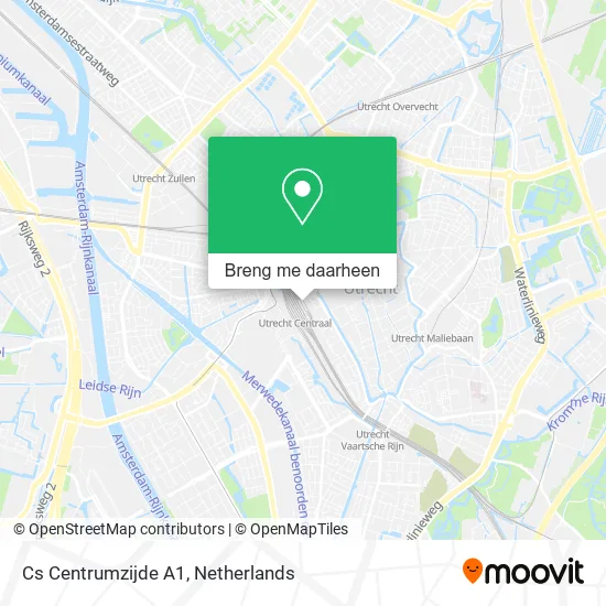 Cs Centrumzijde A1 kaart