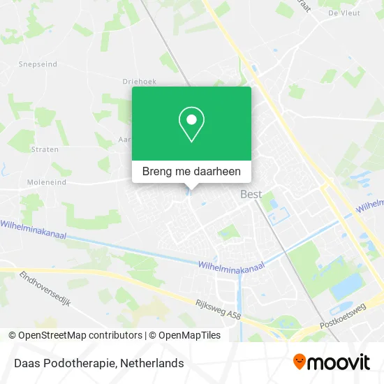 Daas Podotherapie kaart