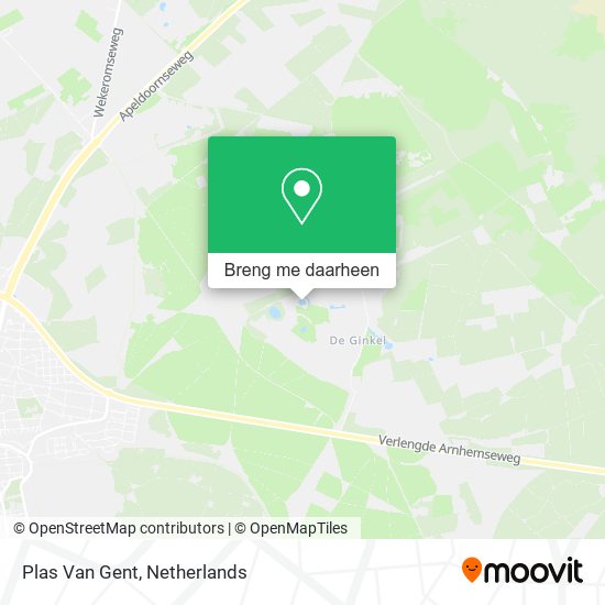 Plas Van Gent kaart