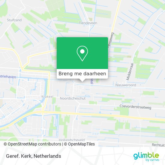 Geref. Kerk kaart