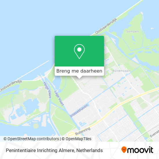 Penintentiaire Inrichting Almere kaart