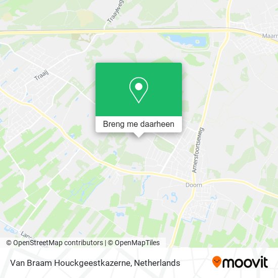 Van Braam Houckgeestkazerne kaart