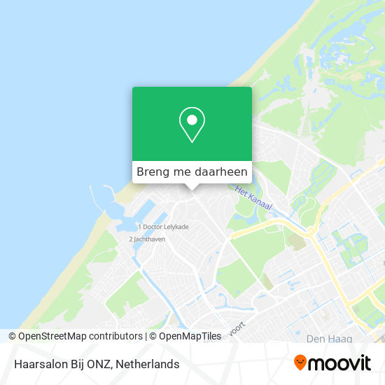 Haarsalon Bij ONZ kaart