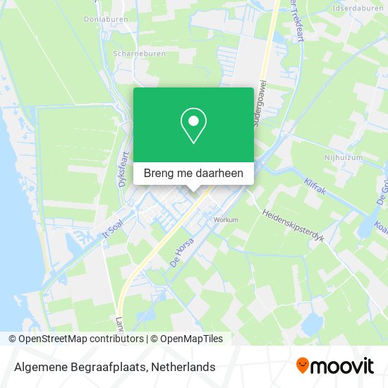 Algemene Begraafplaats kaart