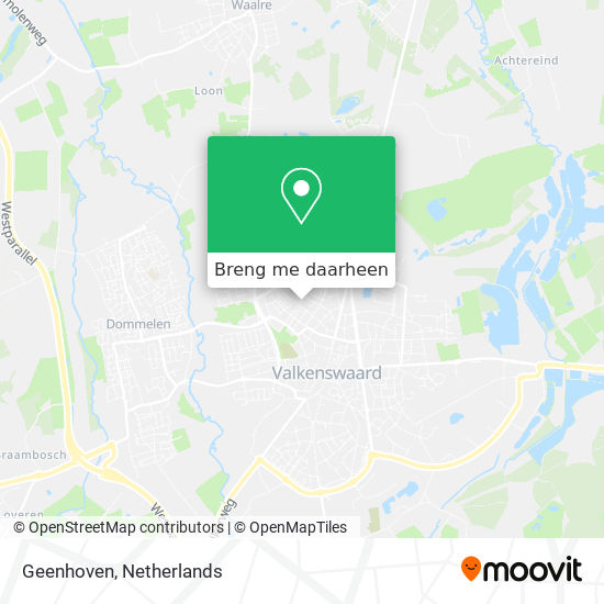 Geenhoven kaart