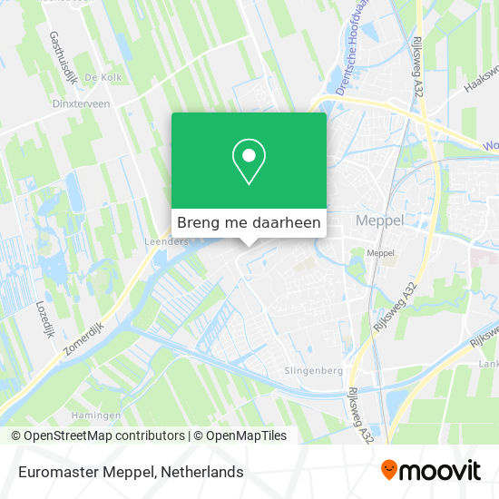 Euromaster Meppel kaart