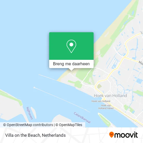 Villa on the Beach kaart