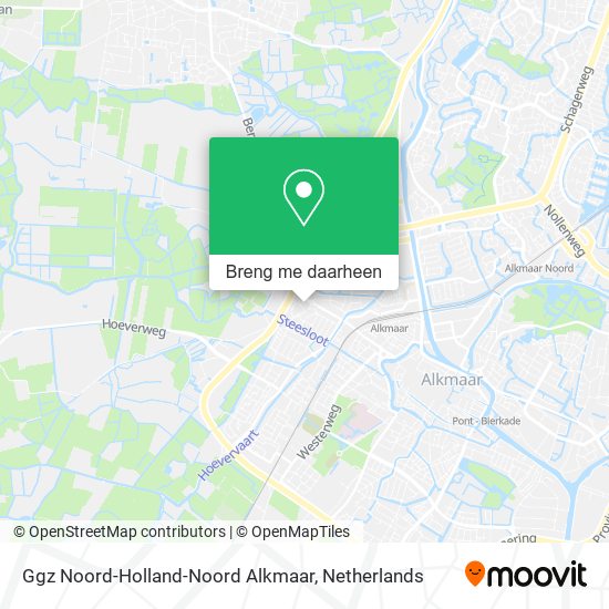 Ggz Noord-Holland-Noord Alkmaar kaart