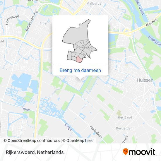 Rijkerswoerd kaart