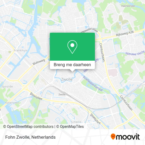 Fohn Zwolle kaart