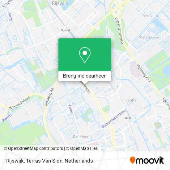 Rijswijk, Terras Van Sion kaart