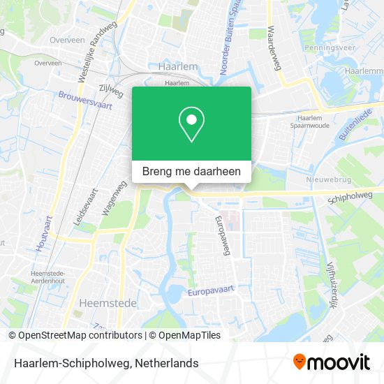 Haarlem-Schipholweg kaart