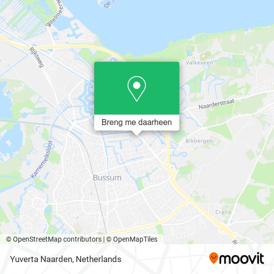 Yuverta Naarden kaart