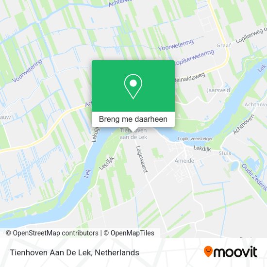 Tienhoven Aan De Lek kaart