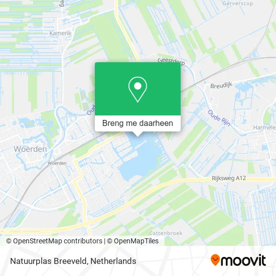 Natuurplas Breeveld kaart