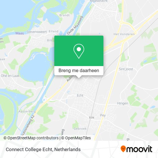 Connect College Echt kaart