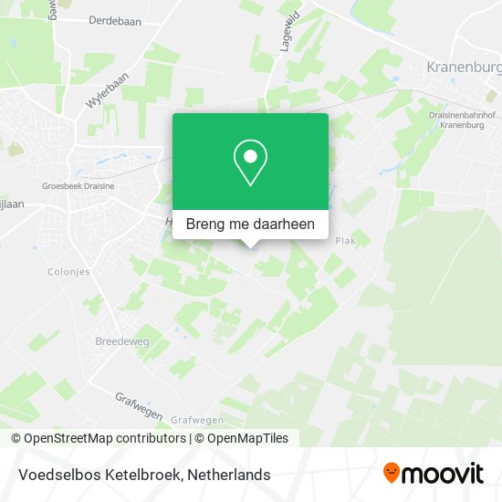 Voedselbos Ketelbroek kaart