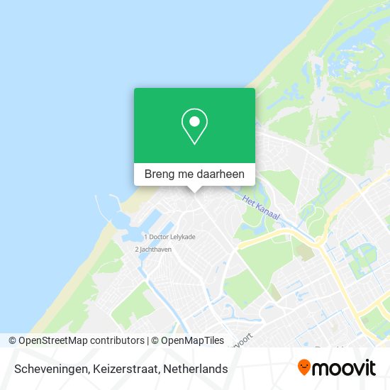 Scheveningen, Keizerstraat kaart
